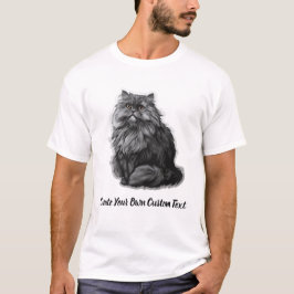 Britisch Langhaar Katze Erstellen Sie Ihren eigene T-Shirt