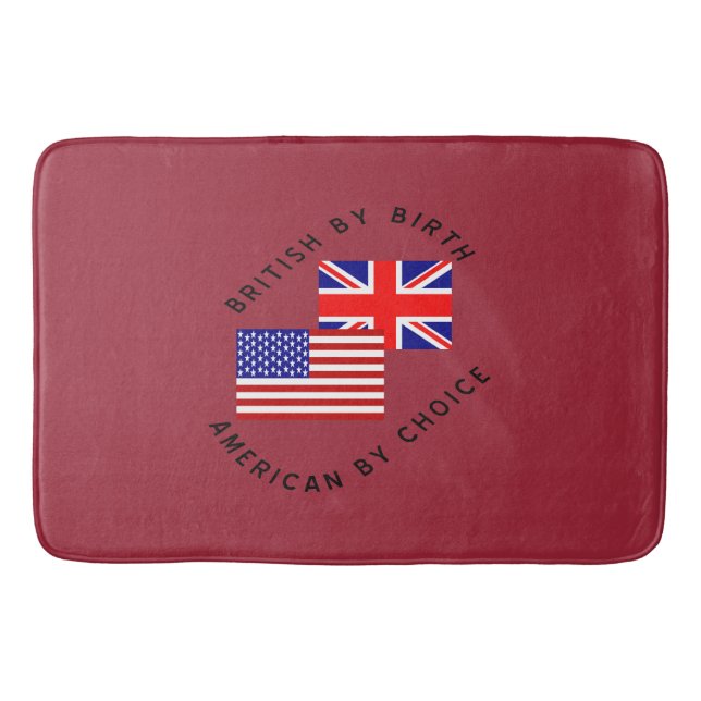 Britisch nach dem Geburtsdatum Amerikaner nach Wah Badematte (Vorderseite)
