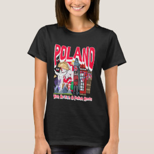 Britisch-polnische Flag Outfit Ideas for Kids & Po T-Shirt