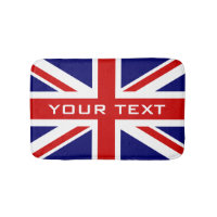 Britisch-Union-Jack-Fahn-Badezimmer ohne Schlupf-B