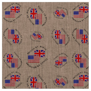 Britisch von Geburt Amerikanisch durch Wahl Stoff