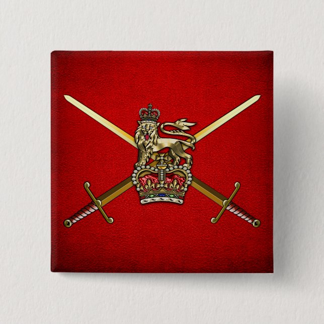 Britische Armee Button (Vorderseite)
