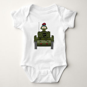 Britische Armee-Soldat im Behälter-Strampler Baby Strampler