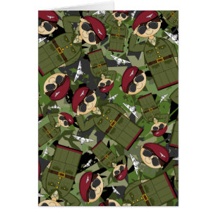 Britische Armee-Soldat-Karte