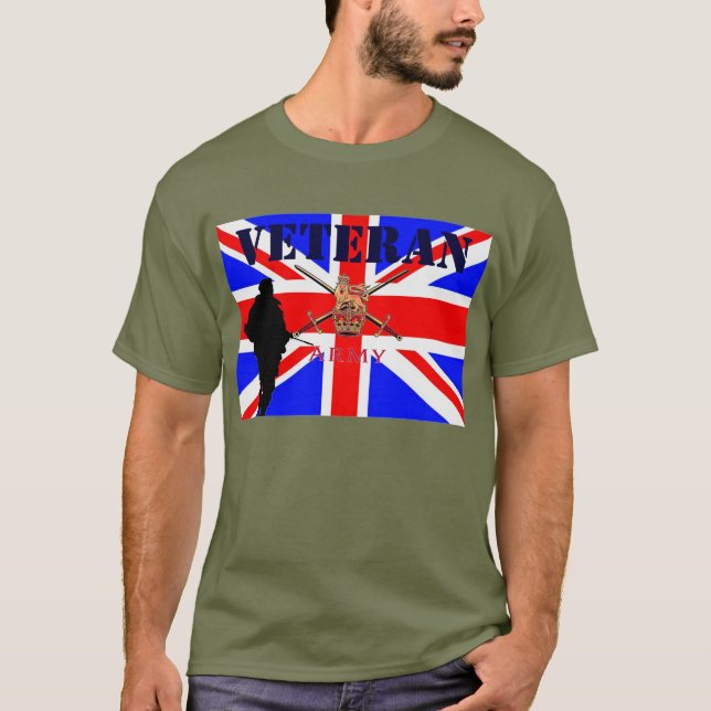 Britische Armee-Veteranen-T - Shirt (Vorderseite)