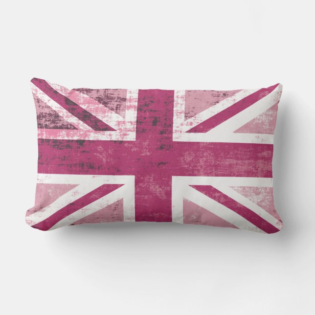 Britische BRITISCHE Gewerkschafts-Jack-Flagge im Lendenkissen (Vorderseite)