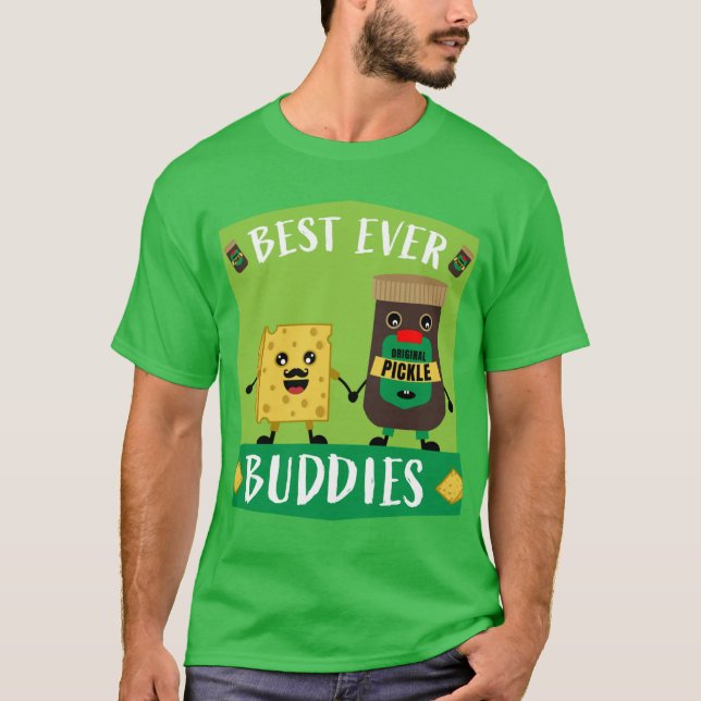 Britische Cheddar-Käse- und Pickle-Liebhaber T-Shirt (Vorderseite)