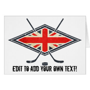 Britische Eis-Hockey-Flagge