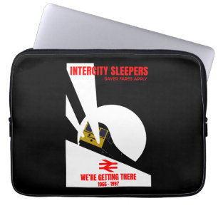 Britische Eisenbahn Zug Enthusiast Laptopschutzhülle
