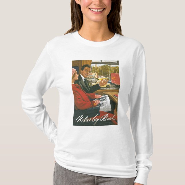Britische Eisenbahnen entspannen sich durch T-Shirt (Vorderseite)