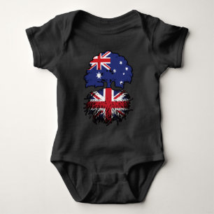 Britische Flagge Australiens Treots Baby Strampler