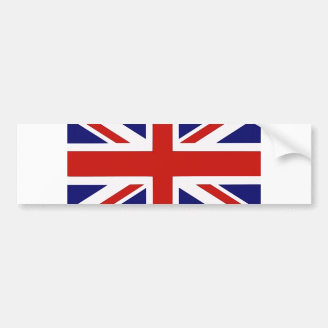 Britische Flagge Autoaufkleber (Vorne)