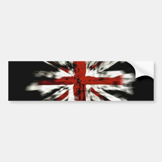 Britische Flagge Autoaufkleber (Vorne)