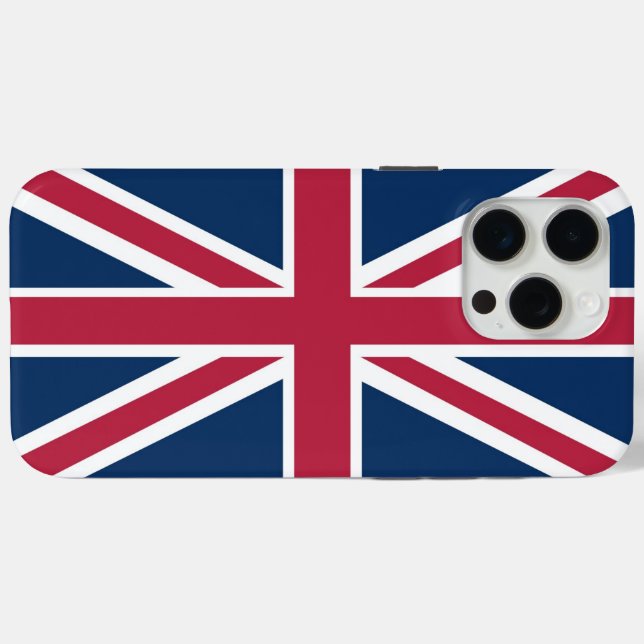 Britische Flagge Case-Mate iPhone Hülle (Rückseite (Horizontal))