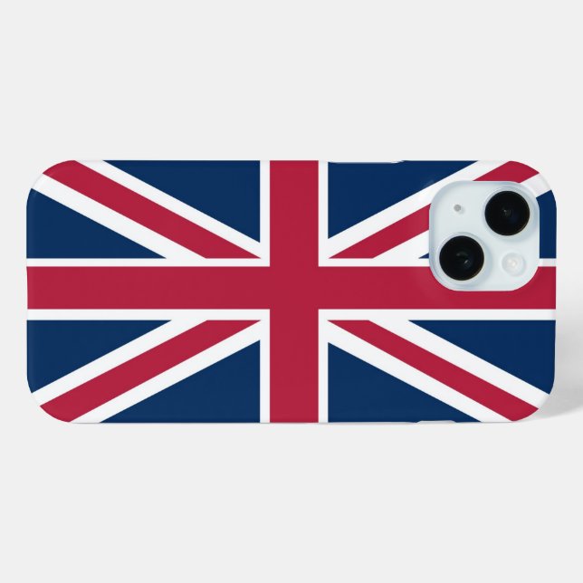Britische Flagge Case-Mate iPhone Hülle (Rückseite (Horizontal))