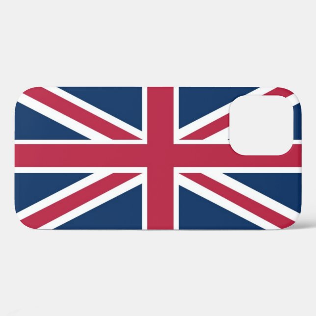 Britische Flagge Case-Mate iPhone Hülle (Rückseite (Horizontal))
