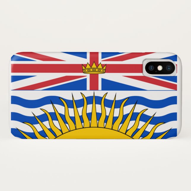 Britische Flagge Case-Mate iPhone Hülle (Rückseite (Horizontal))