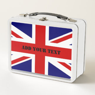 Britische Flagge der Gewerkschafts-Jack Metall Brotdose