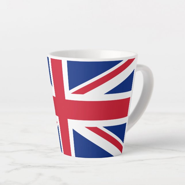Britische Flagge der letzten Tasse (Rechte Ecke)