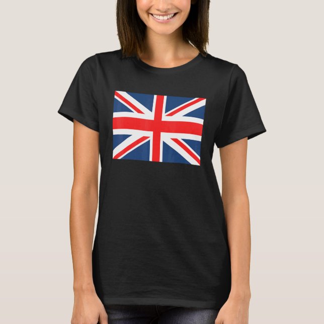 Britische Flagge des Vereinigten Königreichs Jack  T-Shirt (Vorderseite)