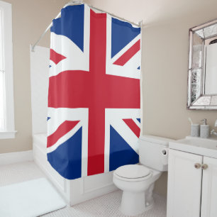 Britische Flagge Duschvorhang