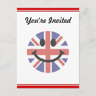 Britische Flagge Einladung