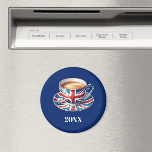 Britische Flagge Englisch Teetasse Kühlschrank Magnet