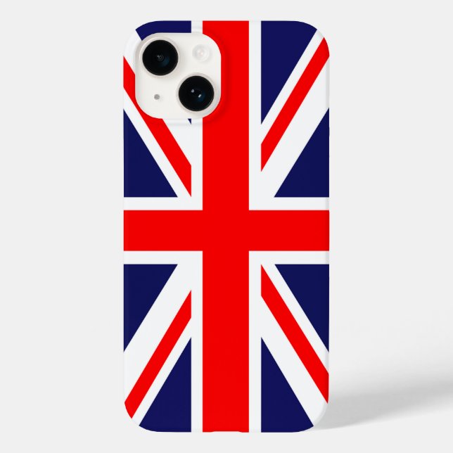 Britische Flagge/Flagge Case-Mate iPhone 14 Hülle (Rückseite)