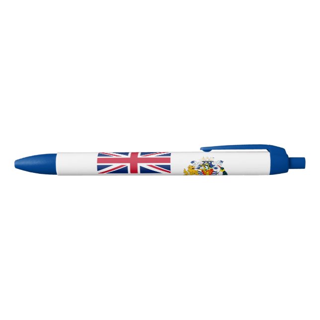 Britische Flagge für das Antarktis-Gebiet Kugelschreiber (Oberseite)