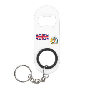 Britische Flagge für das Antarktis-Gebiet Mini Flaschenöffner