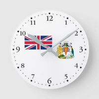 Britische Flagge für das Antarktis-Gebiet