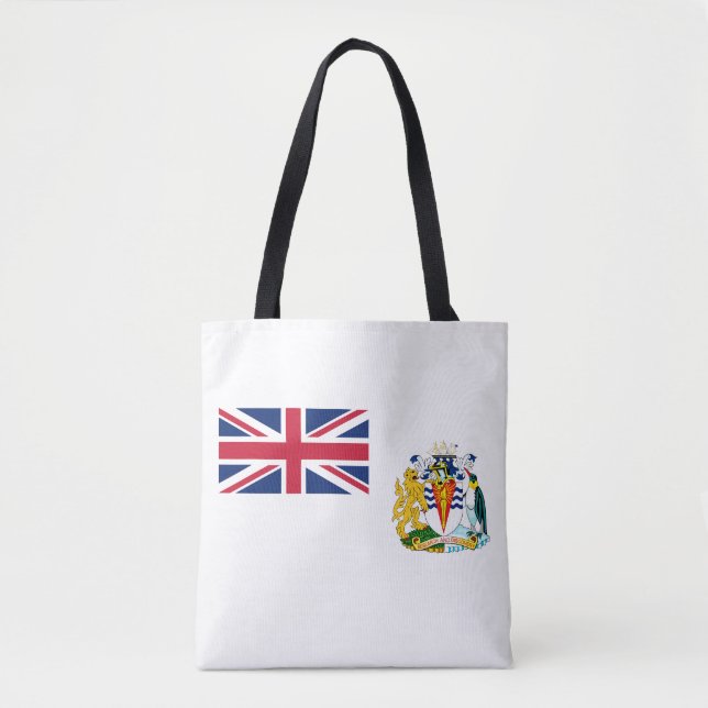 Britische Flagge für das Antarktis-Gebiet Tasche (Vorderseite)