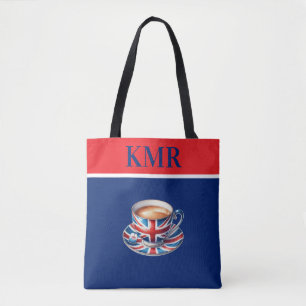 Britische Flagge für englisches Teacup Tasche