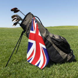 Britische Flagge Gewerkschaft Jack Red White Blue Golfhandtuch