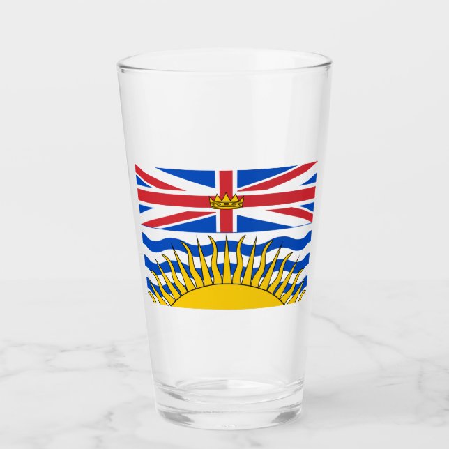 Britische Flagge Glas (Vorderseite)