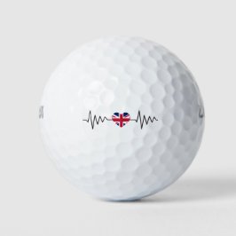 Britische Flagge Golfball