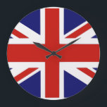 Britische Flagge Große Wanduhr<br><div class="desc">Britisch,  Fahne,  "Britische Flagge",  "Gewerkschaft Jack",  Gewerkschaft,  Jack,  Englisch,  England,  "Vereinigtes Königreich",  "u.k",  "u.k.",  "Englische Flagge",  "England Fahne",  "United Königreich Fahne",  "Great britain",  Großbritannien,  Flaggen,  Land,  Inseln,  blau,  rot,  weiß,  Kreuz,  Land,  Land,  Walde, </div>