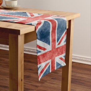 Britische Flagge Großer Tischläufer