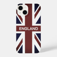 Britische Flagge individuelle Name iPhone 14 Fall