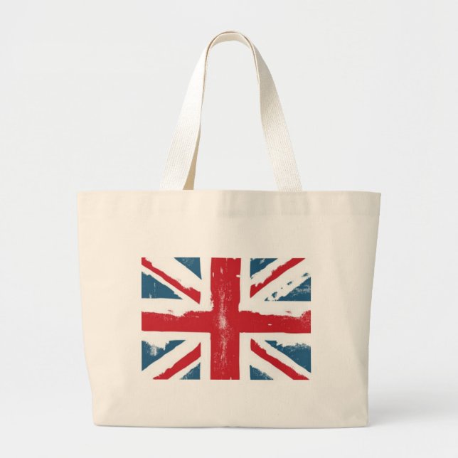 Britische Flagge Jumbo Stoffbeutel (Vorne)