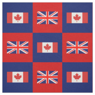 BRITISCHE Flagge, Kanada-Flagge auf Rot u. Stoff