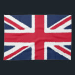 Britische Flagge Küchentuch<br><div class="desc">World Countries Flags - Union Jack English National Flag Digital Artwork</div>