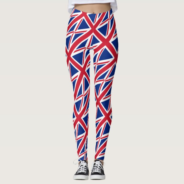 Britische Flagge Leggings (Vorderseite)