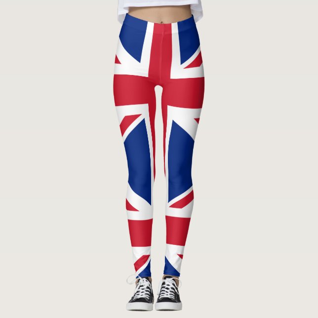 Britische Flagge Leggings (Vorderseite)