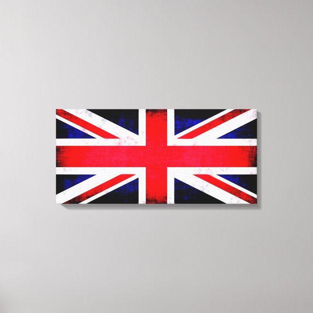 Britische Flagge Leinwanddruck (Vorderseite)
