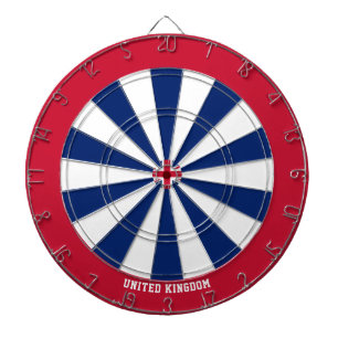 Britische Flagge Patriot's Bullseye Dartscheibe