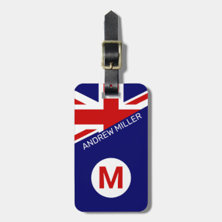 Britische Flagge Personalisiert modernes Reisegepä Gepäckanhänger