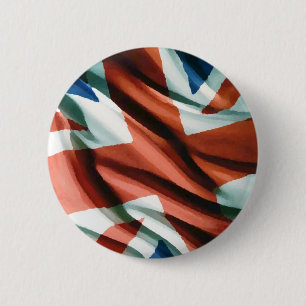 Britische Flagge Pop Art Button
