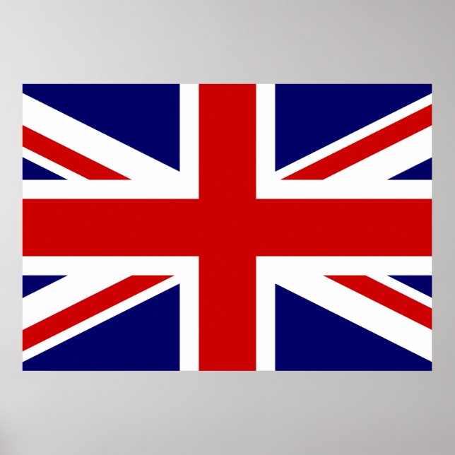 britische Flagge Poster (Vorne)