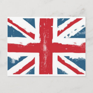 Britische Flagge Postkarte